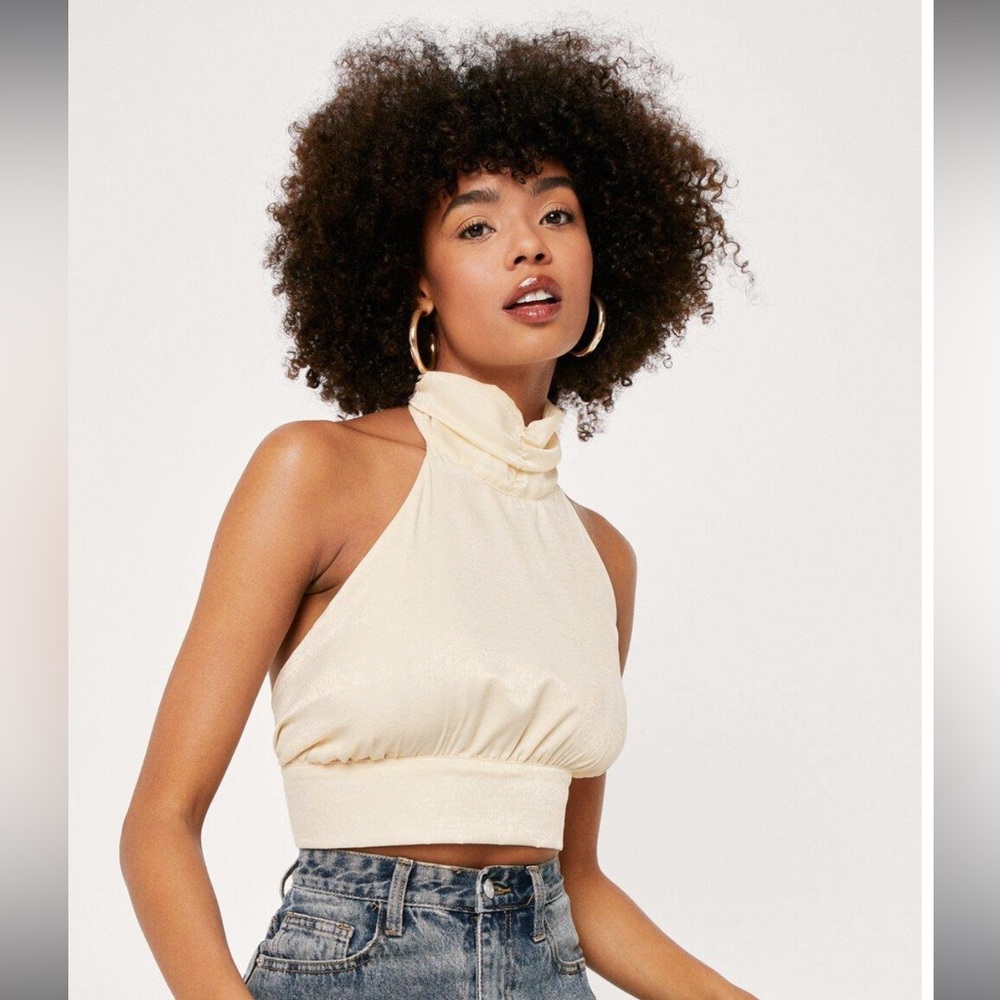 Nasty Gal Open Back Top
